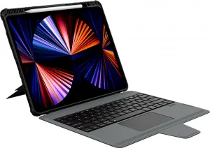 Nillkin ochranné pouzdro s vestavěnou klávesnicí pro iPad Pro 12.9" 2020/2021/2022, černá