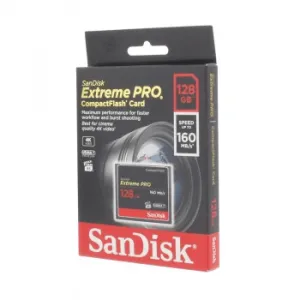 SanDisk Extreme Pro CF 128 GB 160 MB/s VPG 65, UDMA 7 85235110