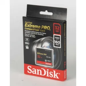 SanDisk Extreme Pro CF 32 GB 160 MB/s VPG 65, UDMA 7 85235110
