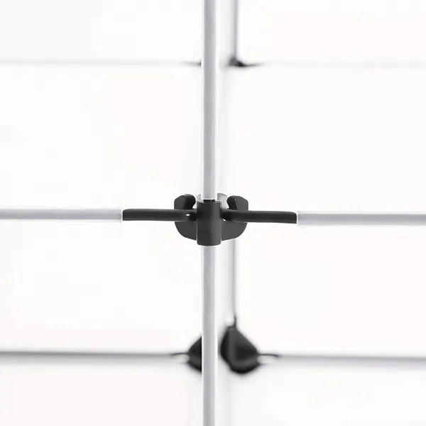 SONGMICS Plastová variabilná polica 9 boxov 123 x 93 x 31 cm