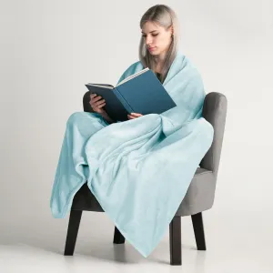 Deka z mikrovlákna DecoKing Mica tyrkysová, veľkosť 70x150