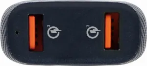 GEMBIRD Nabíječka do auta, 2x USB, rychlo-nabíječka, QC3.0, 36 W, černá