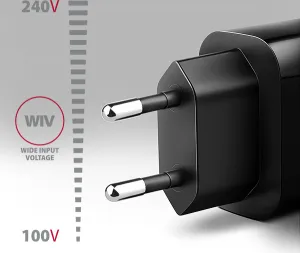 AXAGON ACU-QC18, nabíjačka do siete 18W, 1x port USB-A, QC3.0/AFC/Apple, čierna