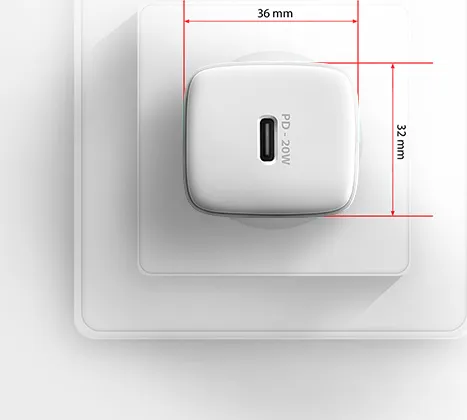 AXAGON ACU-PD20W, nabíjačka do siete 20W, 1x port USB-C, PD3.0/PPS/QC4+/AFC/Apple, biela