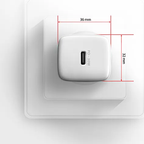 AXAGON ACU-PD30W, Sil nabíjačka do siete 30W, 1x port USB-C, PD3.0/PPS/QC4+/SFC/AFC/Apple, biela