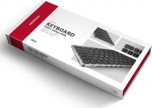 AXAGON HMC-KB-CS, USB 5Gbps hub s CZ/SK klávesnicou, HDMI 4K/60Hz, 3x USB-A, SD/mSD, audio, PD 100W, kábel USB-C 60cm
