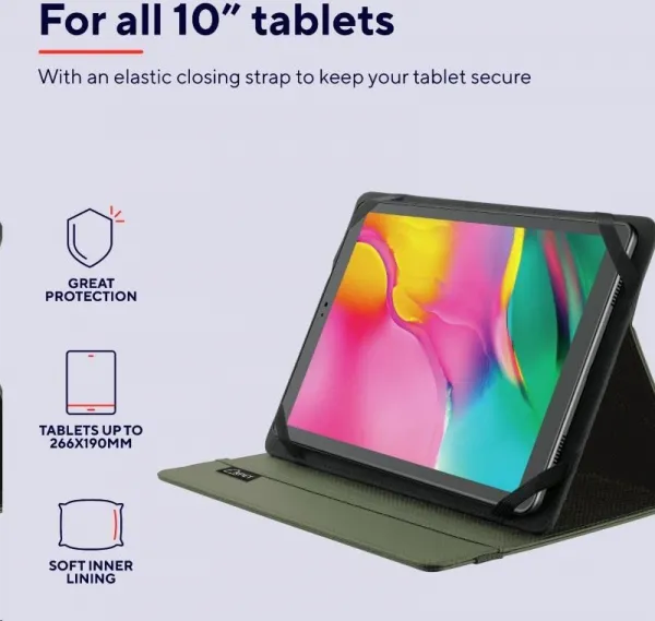 TRUST Puzdro na tablet PRIMO FOLIO 10" ECO - GREEN