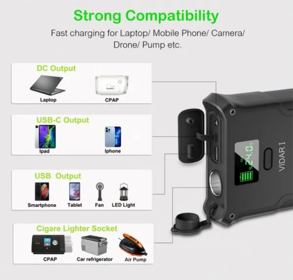 Viking outdoorová powerbanka VIDAR I, 36000 mAh