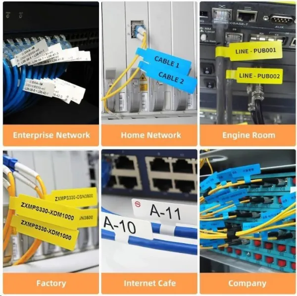 Niimbot štítky na káble T 1EA01174401, 25x76mm 200ks Zelené pre B21, B21S, B3, B1S