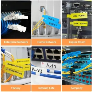 Niimbot štítky na káble T 1EA01174401, 25x76mm 200ks Zelené pre B21, B21S, B3, B1S