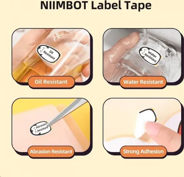 Niimbot štítky T A2A78838501, 40x20mm 320ks Medvedíky pre B21, B21S, B3, B1S