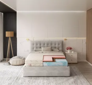 FDM Penový matrac ERGO Bamboo | 80 x 200 cm