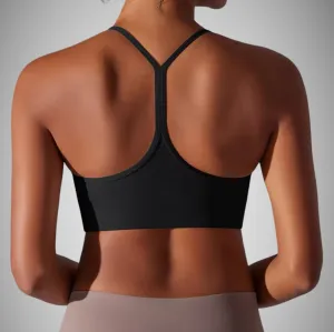 Legínovo Fitness top čierny Strip Veľkosť: M