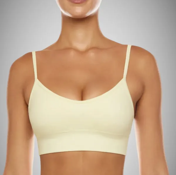 Legínovo Fitness top cream Lady Veľkosť: M