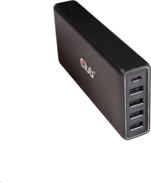 Club 3D Nabíjačka Club3D USB typu A a C, 5 portov, 111 W