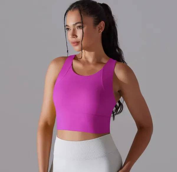 Legínovo Push-up top neon ružový Veľkosť: S