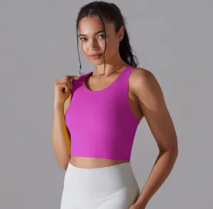 Legínovo Push-up top neon ružový Veľkosť: S