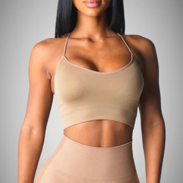 Legínovo Push-up top hnedý Royal Veľkosť: S