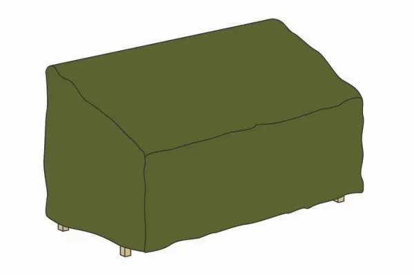 Ochranný poťah na záhradnú lavicu 150 x 62 x 90 cm, zelený