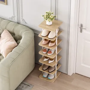 Viacúčelový regál, biela/svetlý dub, ETUDA TYP 1