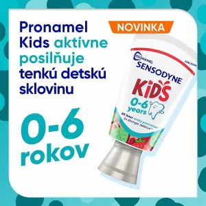 Sensodyne Pronamel Kids zubná pasta s fluoridom jahodová príchuť 50 ml