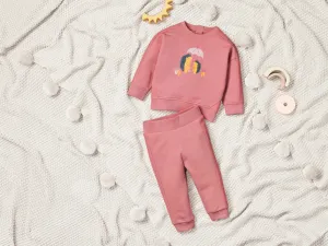 lupilu® Dievčenská tepláková súprava pre bábätká, 2-dielna