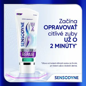 Sensodyne Clinical Repair Active Clean zubná pasta s fluoridom 75 ml
