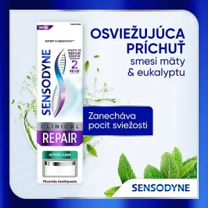 Sensodyne Clinical Repair Active Clean zubná pasta s fluoridom 75 ml
