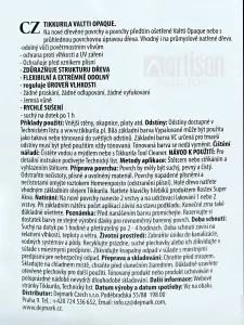 TIKKURILA Valtti Opaque - polomatná krycia farba na drevo 9 l D111