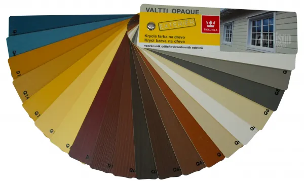 TIKKURILA Valtti Opaque - polomatná krycia farba na drevo 9 l D111