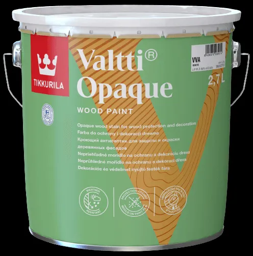 TIKKURILA Valtti Opaque - polomatná krycia farba na drevo 2.7 l D111