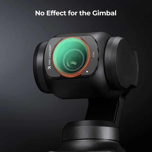 K&F Concept K&F DJI Osmo Pocket 3 Magnetic Filter (CPL) Lens HD, jedna strana potiahnutá antireflexnou zelenou fóliou 32061