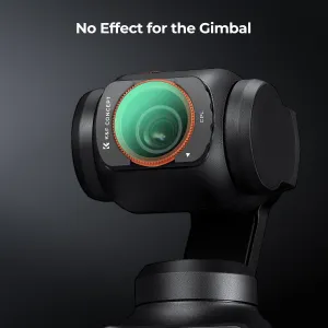 K&F Concept K&F DJI Osmo Pocket 3 Magnetic Filter (CPL) Lens HD, jedna strana potiahnutá antireflexnou zelenou fóliou 32061