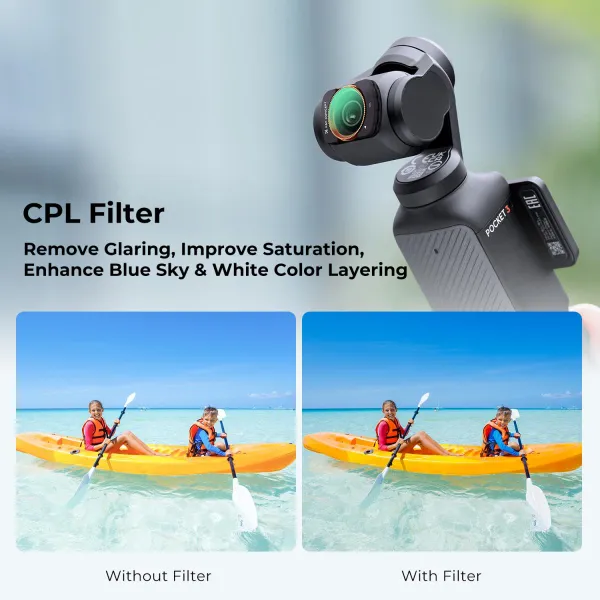 K&F Concept Sada magnetických filtrov K&F DJI Osmo Pocket 3 3ks (CPL+ND4+ND8) 32056