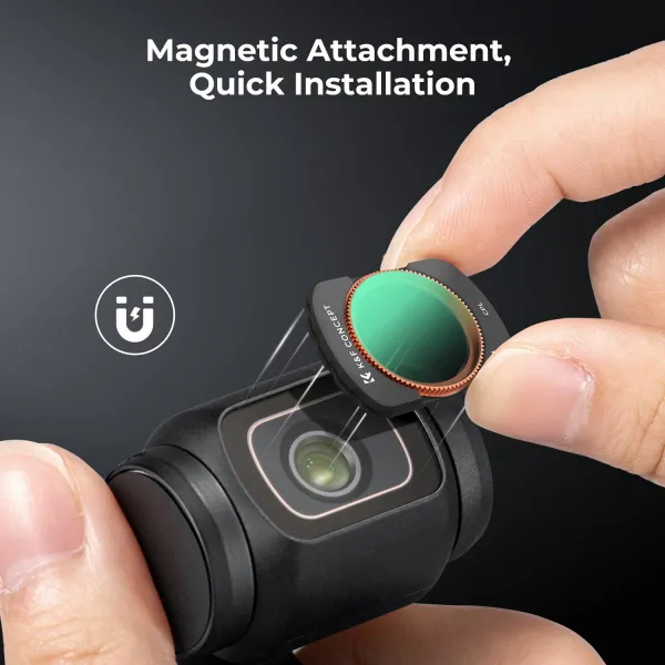 K&F Concept Sada magnetických filtrov K&F DJI Osmo Pocket 3 3ks (CPL+ND4+ND8) 32056
