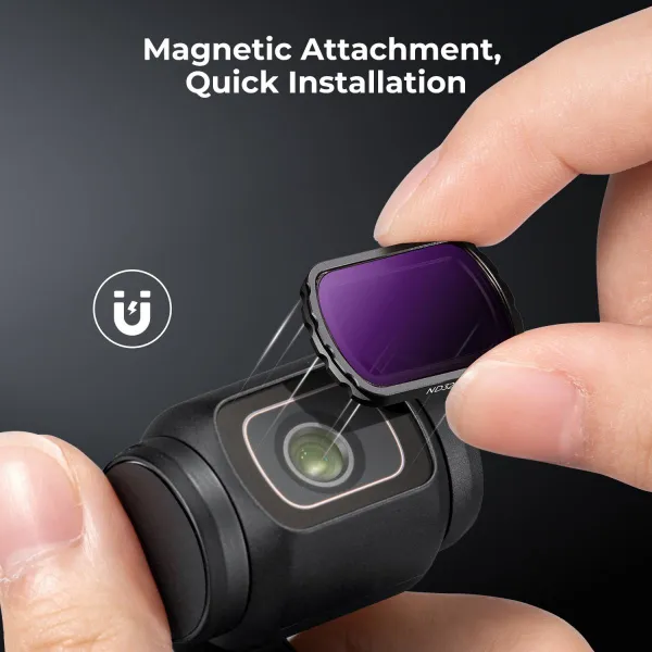 K&F Concept Sada magnetických filtrov K&F DJI Osmo Pocket 3 4 ks (ND4+ND8+ND16+ND32) 32070