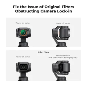 K&F Concept K&F DJI Osmo Pocket 3 magnetický filter Blue Streak Filter 32613