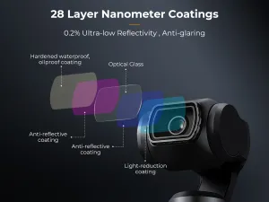 K&F Concept Magnetický filter DJI Osmo Pocket 3 (čierna hmla 1/4) Objektív HD, jedna... 31217