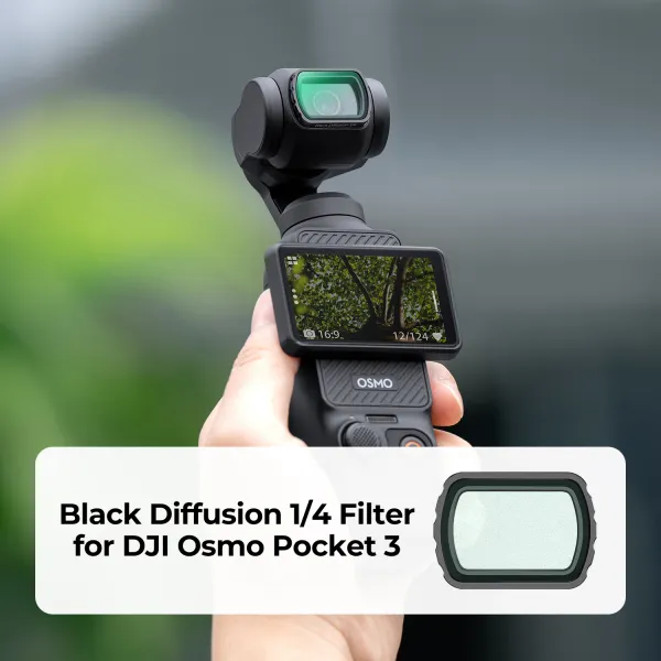 K&F Concept Magnetický filter DJI Osmo Pocket 3 (čierna hmla 1/4) Objektív HD, jedna... 31217