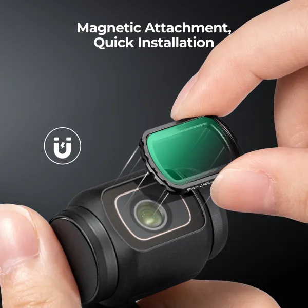K&F Concept Magnetický filter DJI Osmo Pocket 3 (čierna hmla 1/4) Objektív HD, jedna... 31217