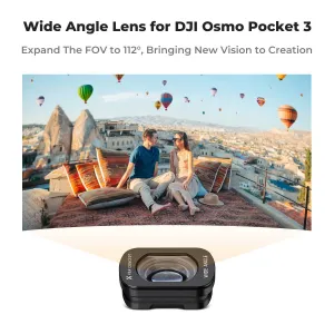 K&F Concept K&F magnetický širokouhlý filter pre DJI Osmo Pocket 3 Príslušenstvo Ochrana Akčný objektív fotoaparátu 32597