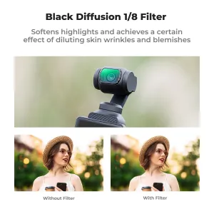 K&F Concept K&F Magnetic Black Mist 1/8 Filter pre DJI Osmo Pocket 3, čierny difúzny 32594