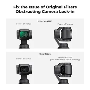 K&F Concept K&F Magnetic Black Mist 1/8 Filter pre DJI Osmo Pocket 3, čierny difúzny 32594