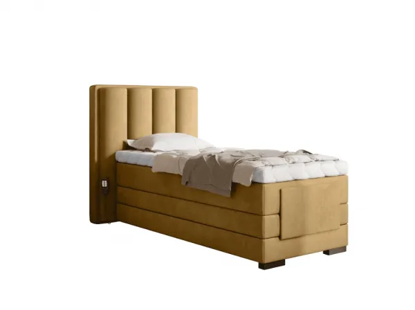 ArtElta Manželská posteľ VEROS Boxspring | elektrická polohovateľná 90 x 200 cm Farba: Gojo 101