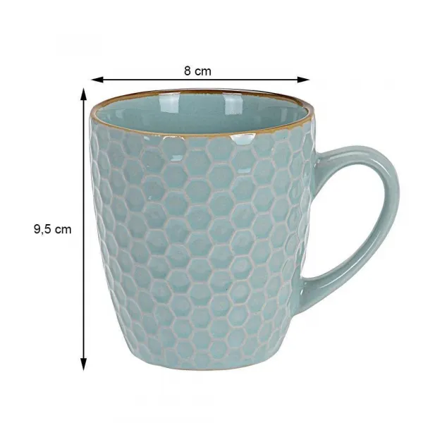 DekorStyle Súprava 4 hrnčekov Ceran 300 ml