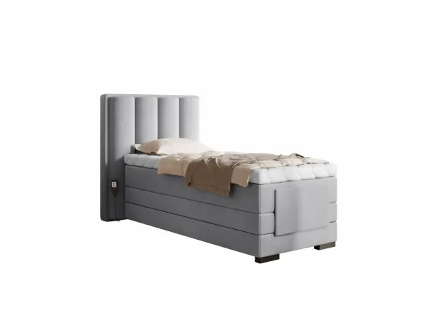 ArtElta Manželská posteľ VEROS Boxspring | elektrická polohovateľná 90 x 200 cm Farba: Gojo 101