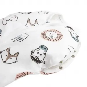 Meyco spací vak-zavinovačka Cocoon Animal | 4-8 mesiacov