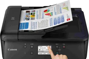 Canon PIXMA Tiskárna TR7650 black- barevná, MF (tisk,kopírka,sken,fax,cloud), ADF, USB,Wi-Fi