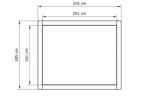 MarLiving Dvojlôžková posteľ CONE 02 140x200 z masívu