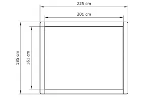 MarLiving Dvojlôžková posteľ CONE 02 140x200 z masívu